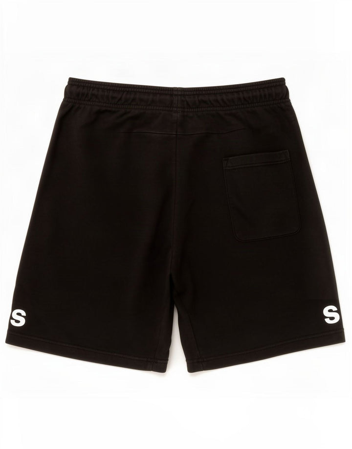 Shorts esportivos gráficos masculinos Adidas grandes de algodão preto