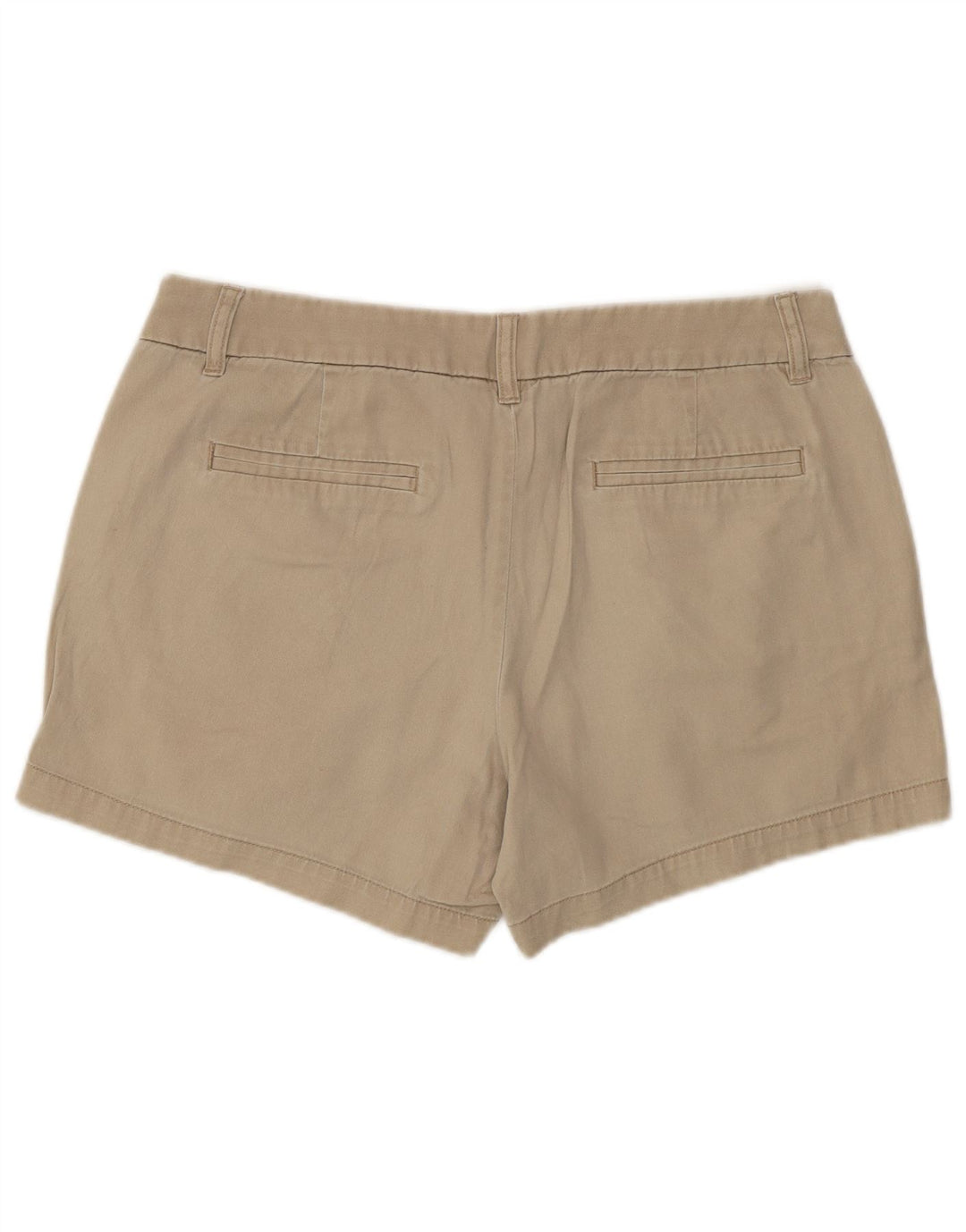 J. Crew Shorts Chino Feminino US 8 Médio W32 Bege