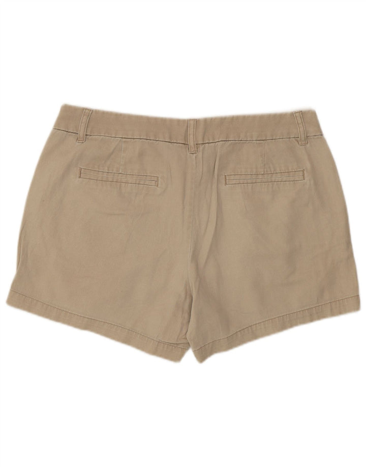 J. Crew Shorts Chino Feminino US 8 Médio W32 Bege