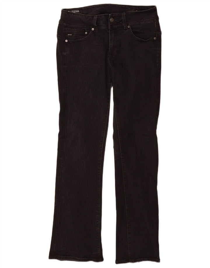 Calça jeans feminina Midge Bootcut G-Star W31 L32 algodão preto