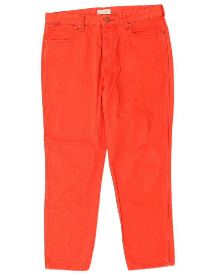 Calça jeans reta masculina WRANGLER W31 L28 algodão vermelho