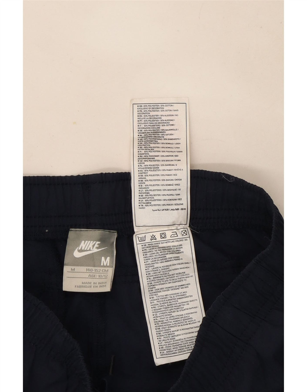Calça de treino Nike Boys Joggers 10-11 anos médio azul marinho poliéster