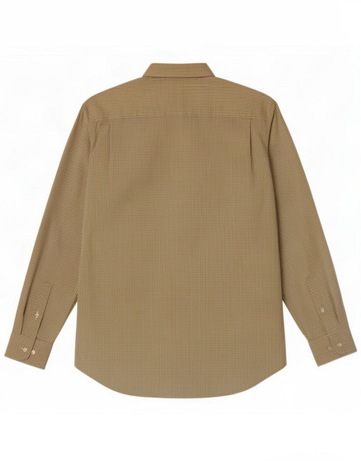 Camisa masculina Massimo Dutti XL xadrez verde