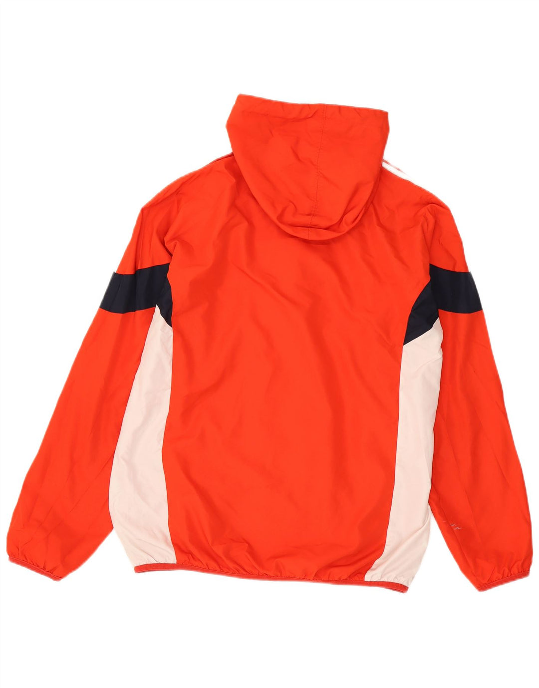 Adidas masculino moletom com capuz jaqueta superior poliéster colorblock vermelho médio