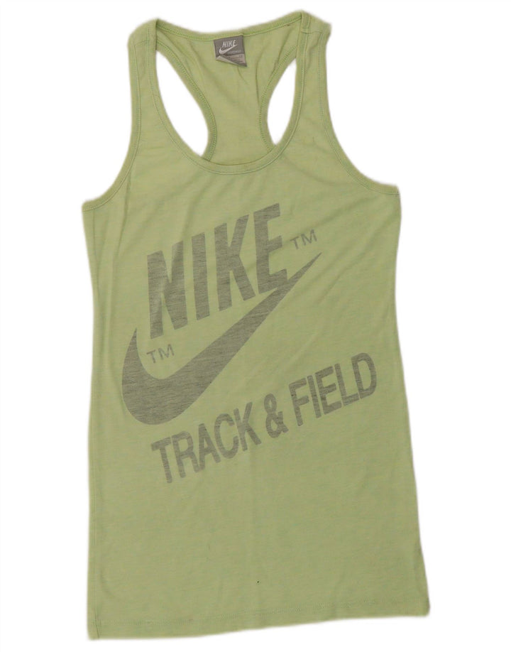 Colete gráfico feminino NIKE UK 8 pequeno verde