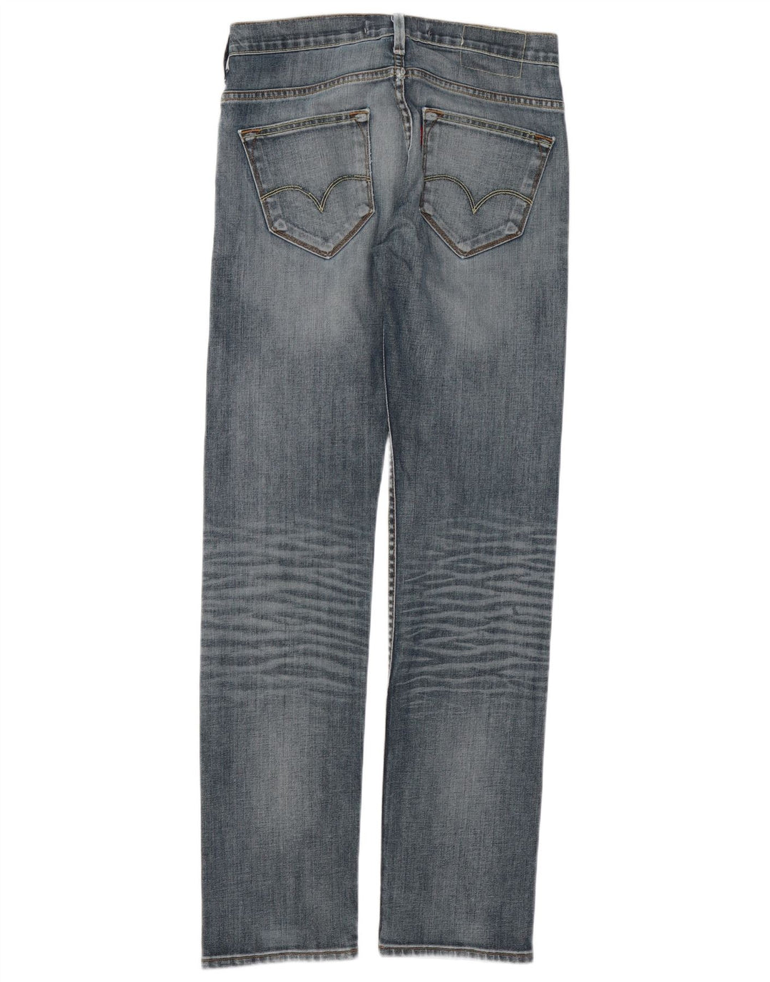Levi's Masculino 504 Straight Jeans W30 L34 Azul Algodão
