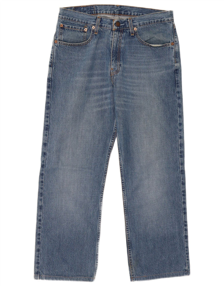 LEVI'S Masculino 751 Straight Jeans W32 L27 Azul Algodão