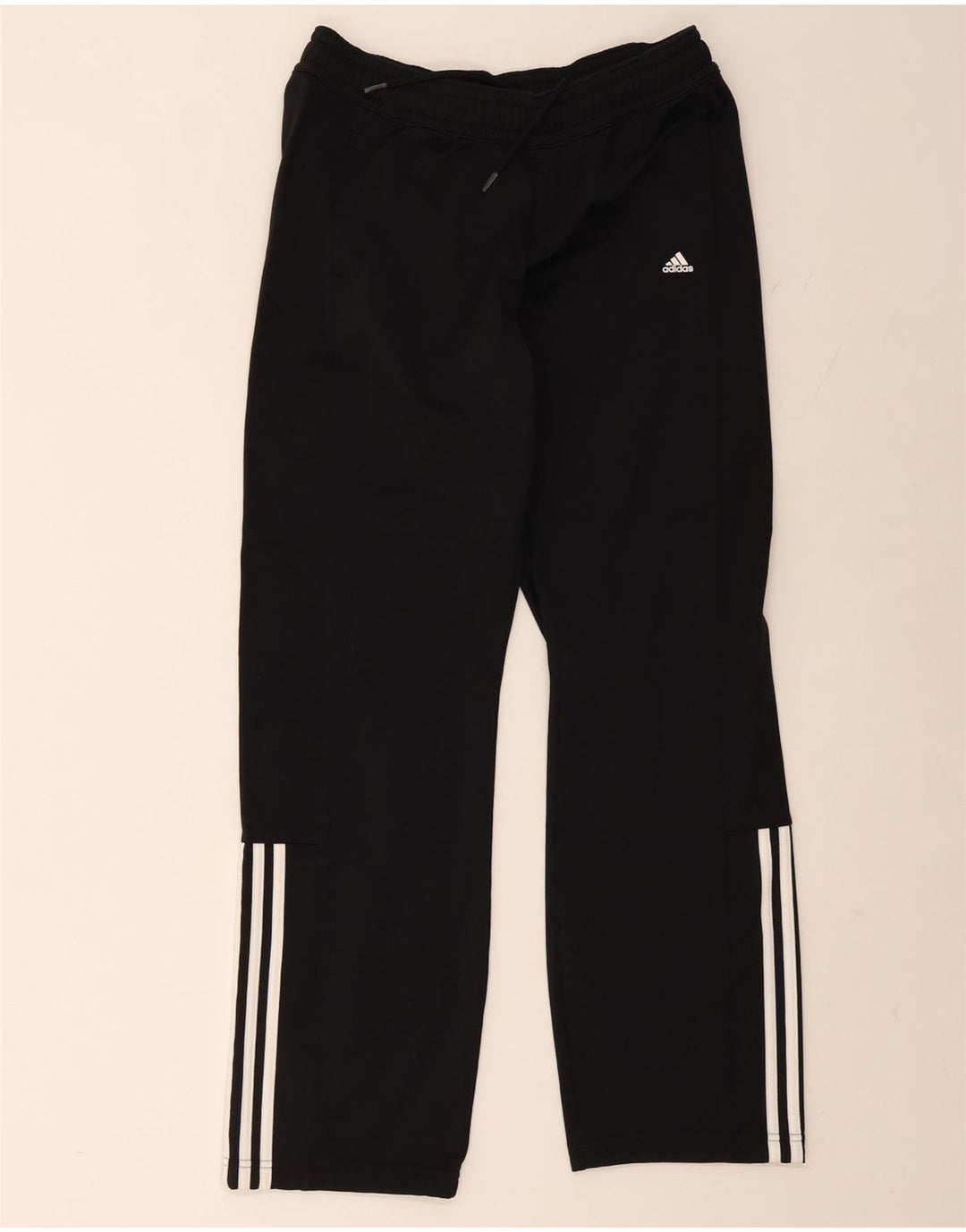 Calça de treino feminina Adidas UK 12/14 médio preto poliéster