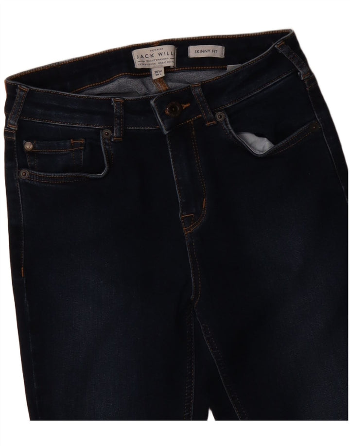 Jeans skinny feminino Jack & Jones W26 L28 azul marinho poliéster