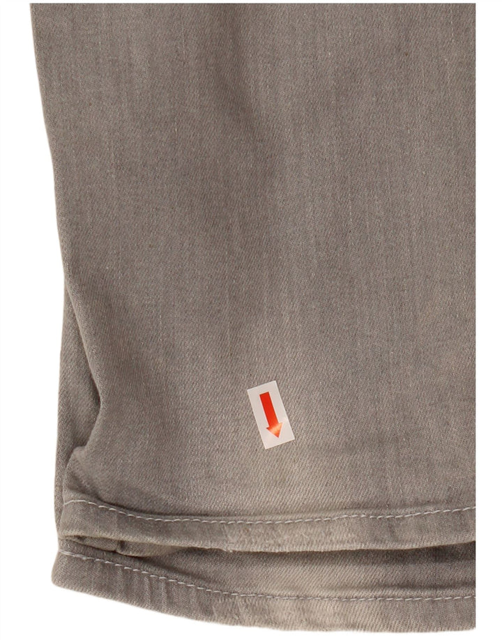 ARMANI JUNIOR Jeans Slim Meninas 11-12 Anos W26 L29 Algodão Cinza