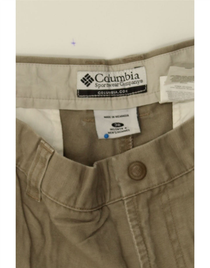 COLUMBIA Mens Chino Shorts W38 XL Beige Cotton Vintage Columbia and Second-Hand Columbia from Messina Hembry 