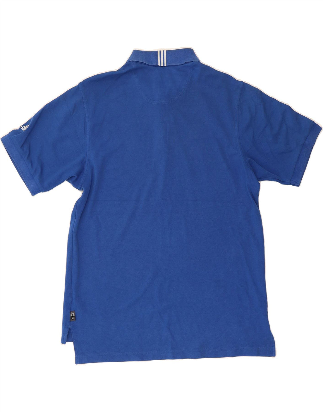 ADIDAS Mens Climalite Polo Shirt Large Blue Cotton Vintage Adidas and Second-Hand Adidas from Messina Hembry 