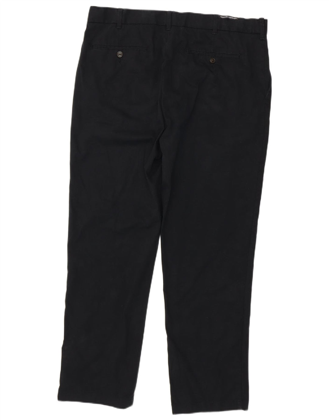 Calça chino reta masculina MARKS & SPENCER W38 L31 algodão preto