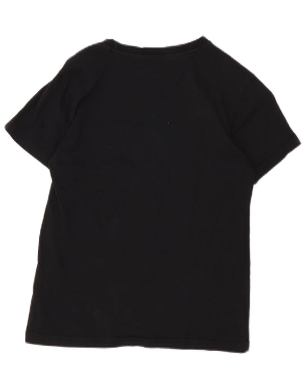 Camiseta Adidas Meninos Graphic Top 11-12 Anos Algodão Preto