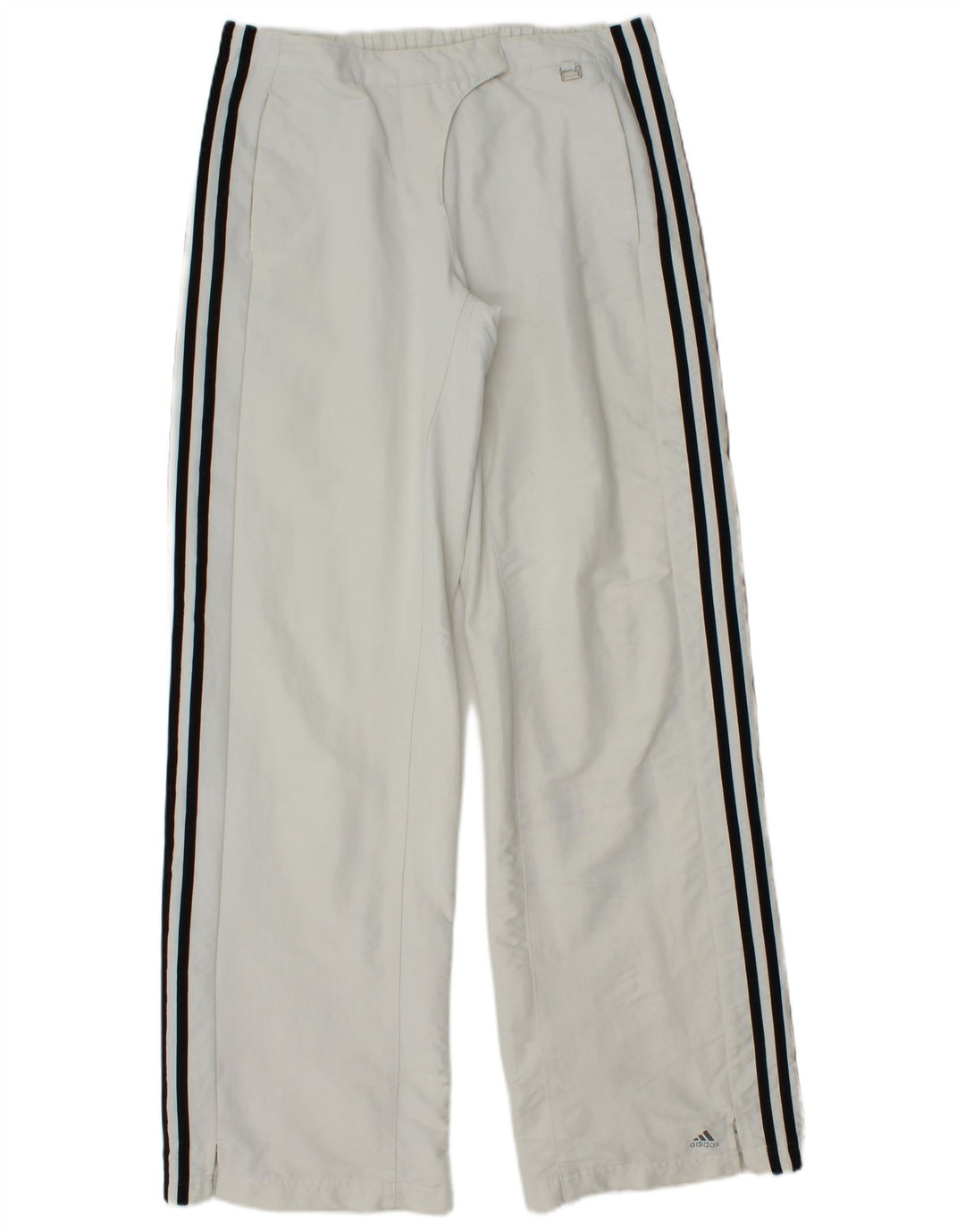 Adidas Womens Climalite Calças Impermeáveis UK 10 Pequeno Poliéster Branco