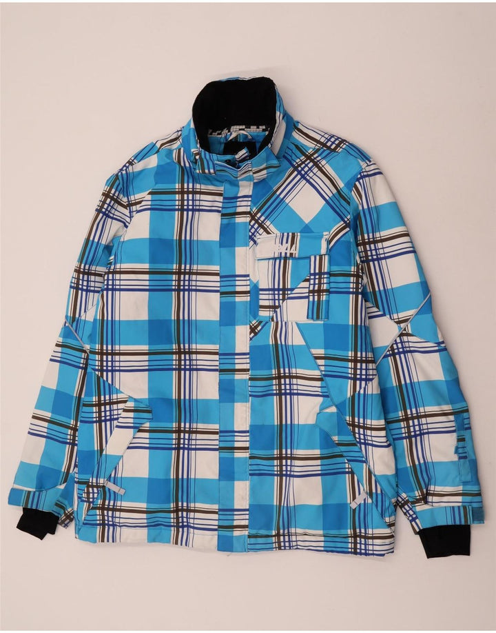 Jaqueta de esqui masculina O'Neill XL azul xadrez poliéster