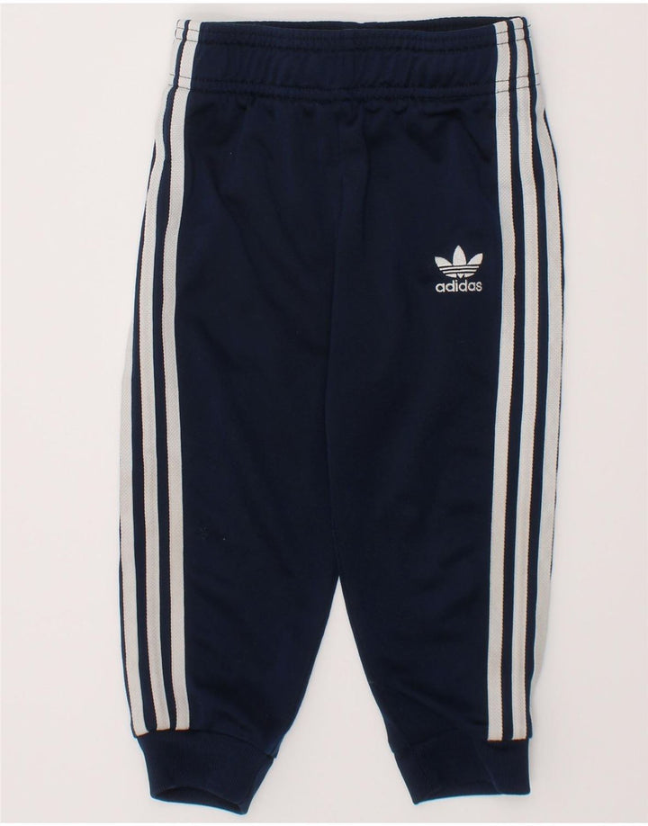 Calças de treino ADIDAS Bebés Meninos Joggers 18-24 Meses Azul Marinho