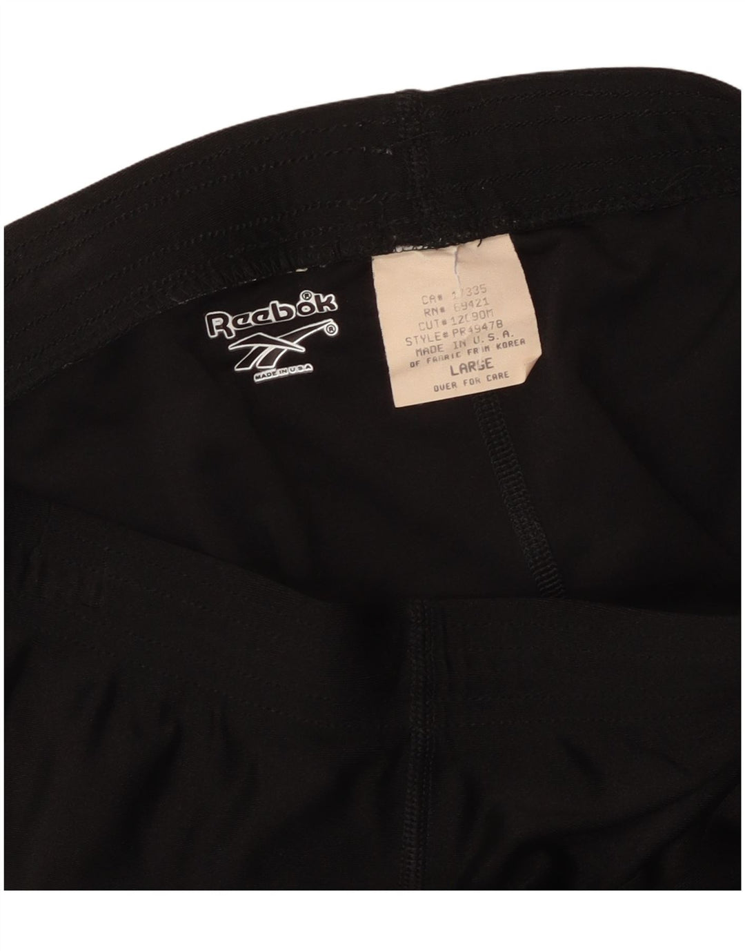 Leggings Reebok Mulher UK 14 Grande Nylon Preto