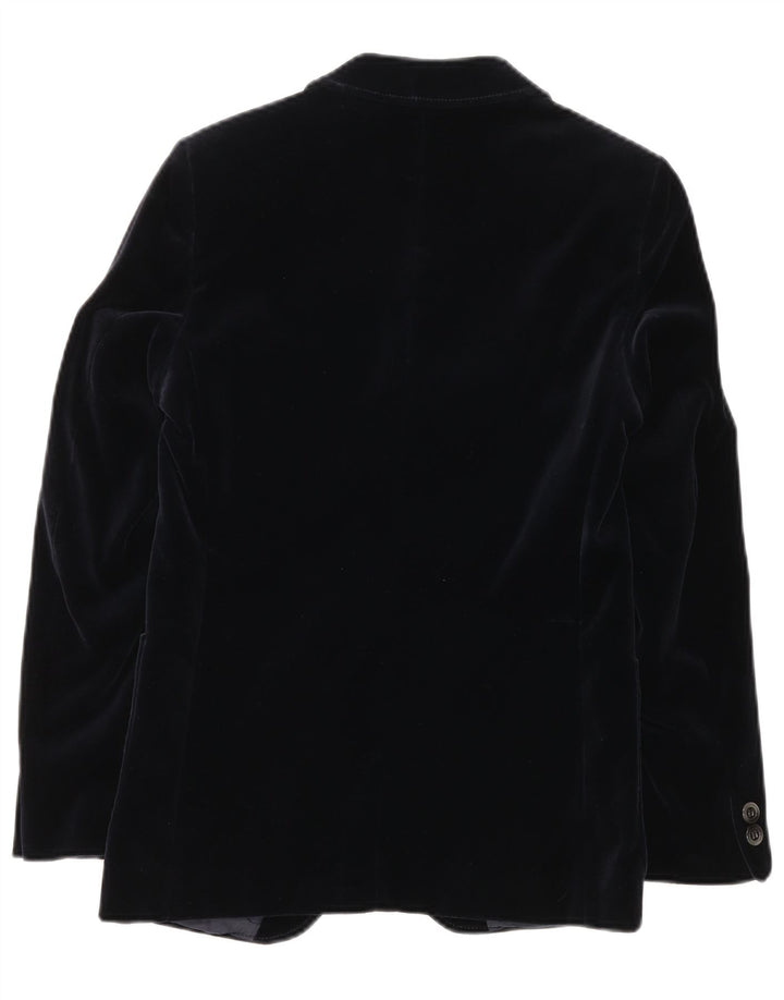 Jaqueta blazer feminina C&A com 2 botões IT 42 algodão azul marinho médio