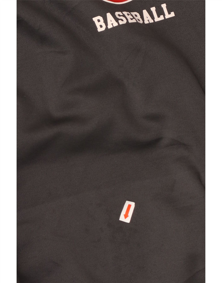 NIKE Masculino Baseball Graphic Hoodie Jumper Grande Cinza Poliéster