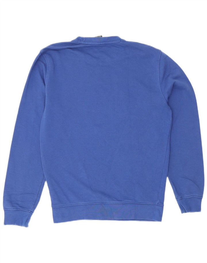 Champion moletom gráfico masculino jumper pequeno azul algodão