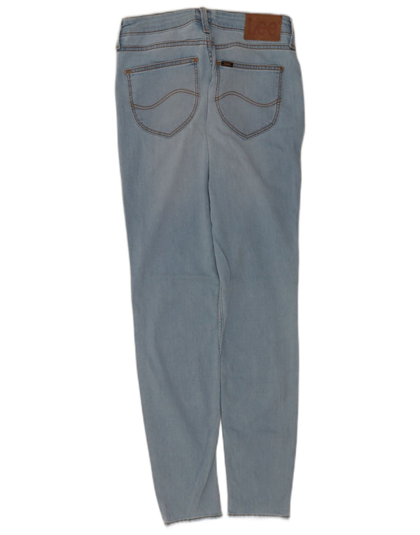 Lee Womens Scarlett High Skinny Jeans W29 L31 Azul Algodão