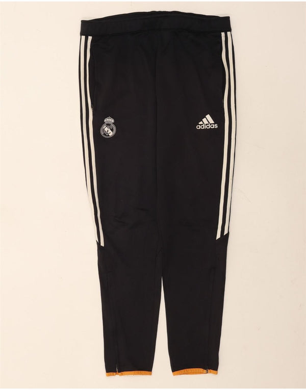 Adidas Mens Real Madrid Calças de Treino Médio Azul Marinho Poliéster