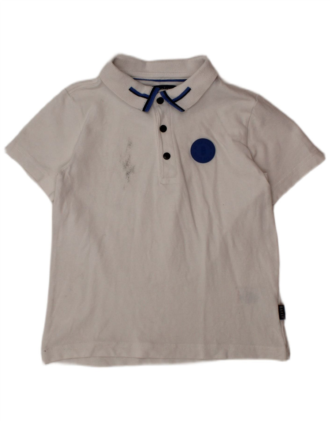Camisa polo masculina TED BAKER 4-5 anos algodão branco