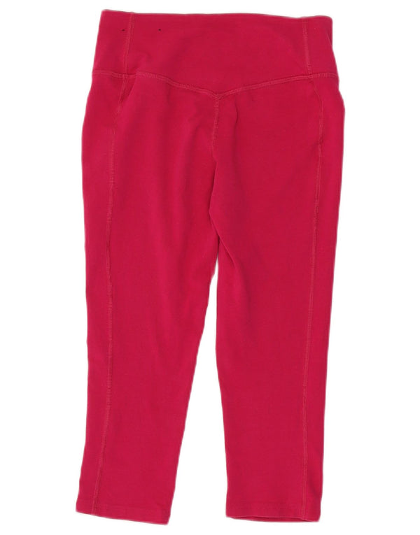 Leggings Nike Dri Fit Capri UK 6 XS Rosa Algodão
