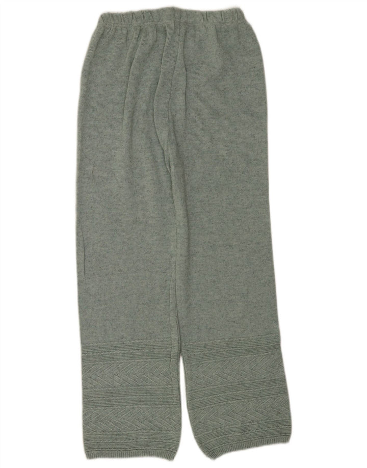 Calça de treino feminina vintage UK 8 pequena verde