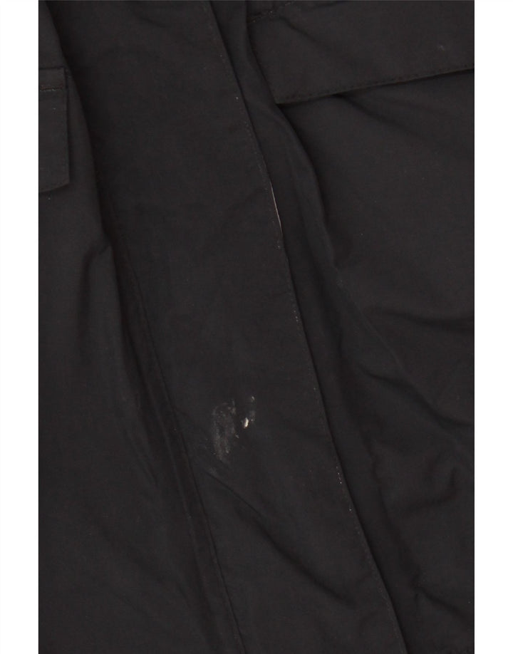 Jaqueta de chuva feminina com capuz Mountain Warehouse UK 14 grande nylon preto