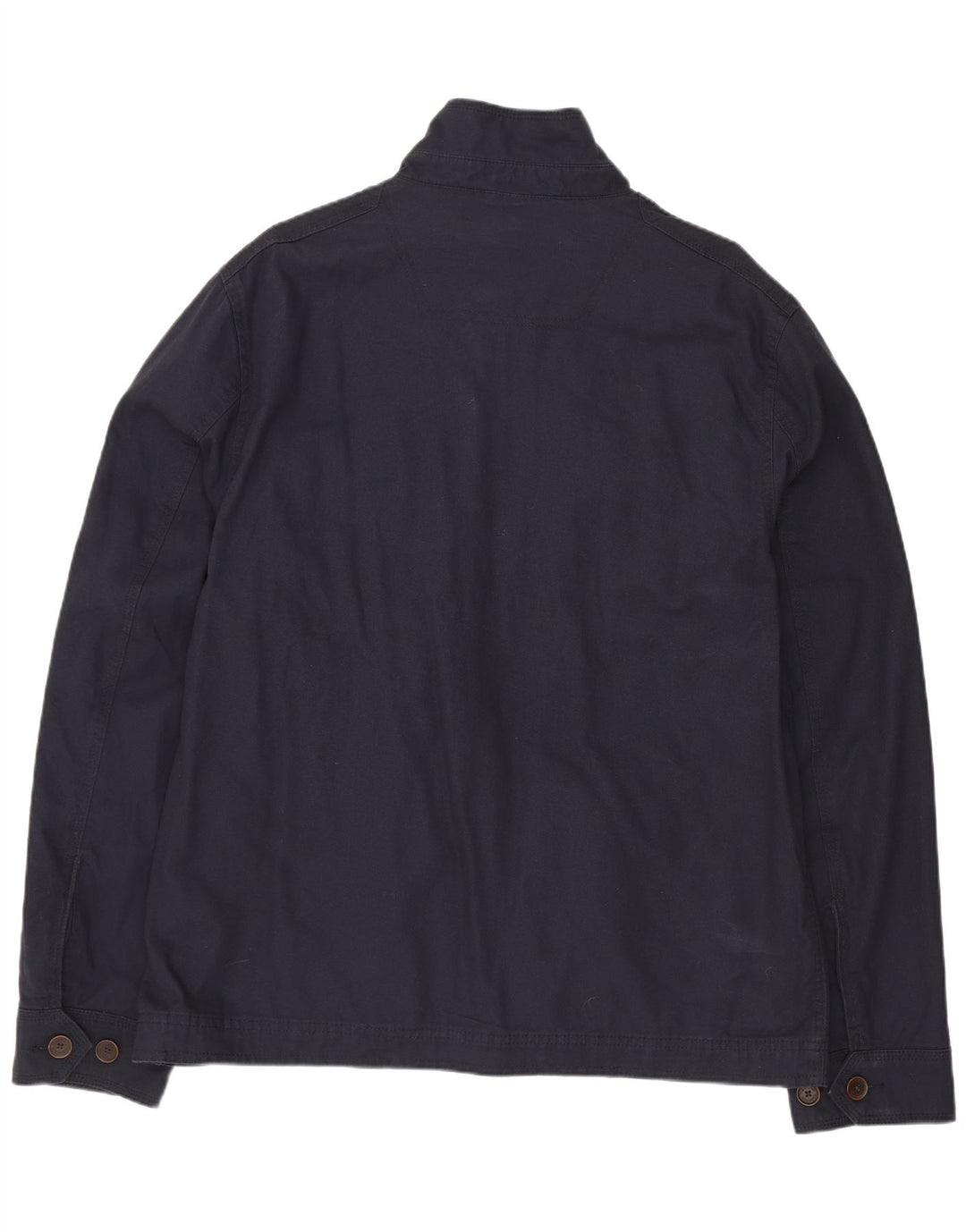 Jaqueta utilitária masculina TIMBERLAND UK 40 grande algodão azul marinho