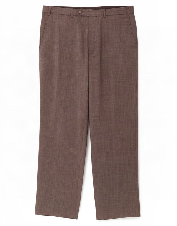 Calça masculina de terno reto Marks & Spencer W36 L31 poliéster preto