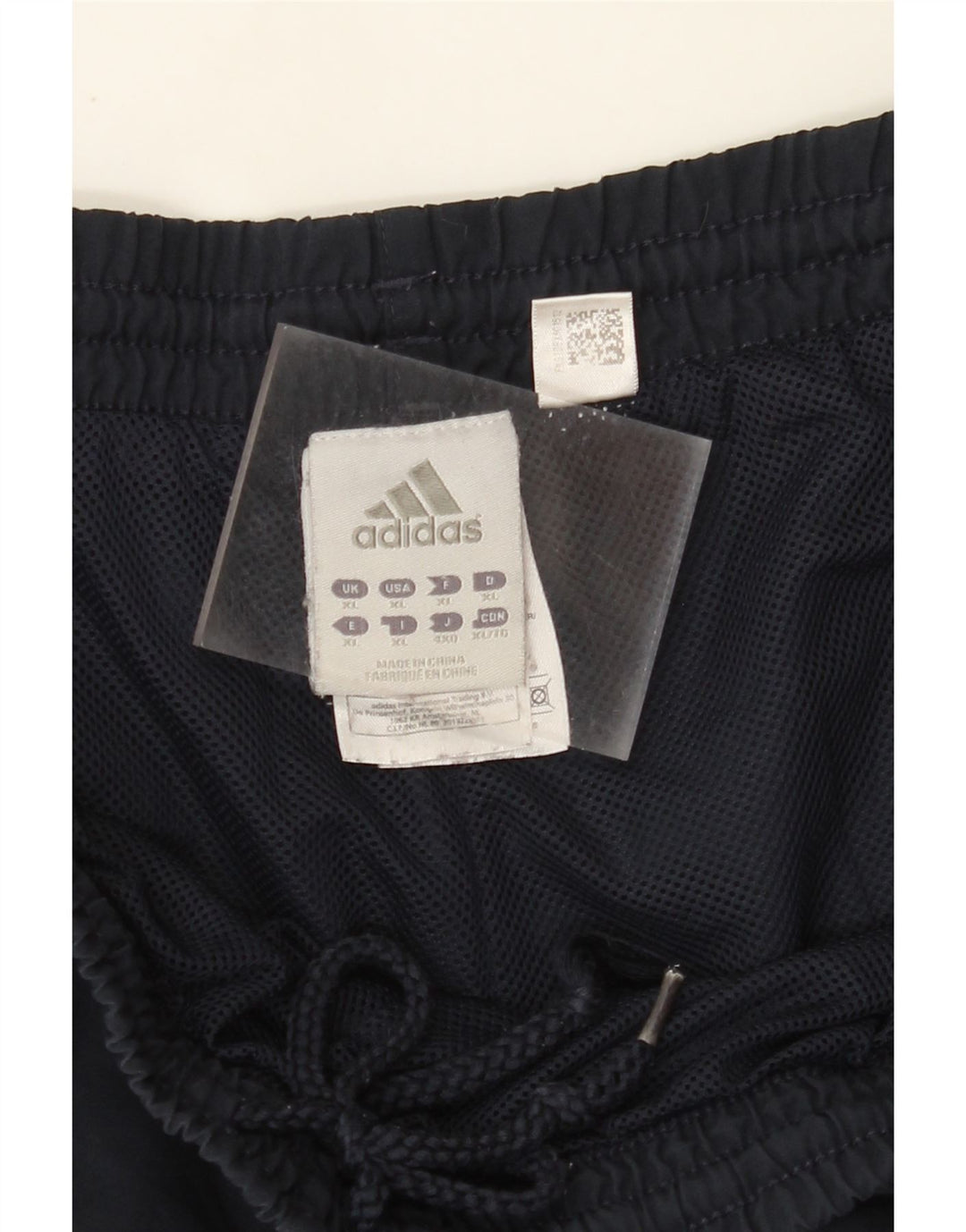 Shorts esportivos masculinos ADIDAS XL azul marinho poliéster