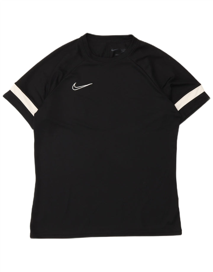 Camiseta Nike Masculina Dri Fit Top Grande Preto Colorblock Poliéster
