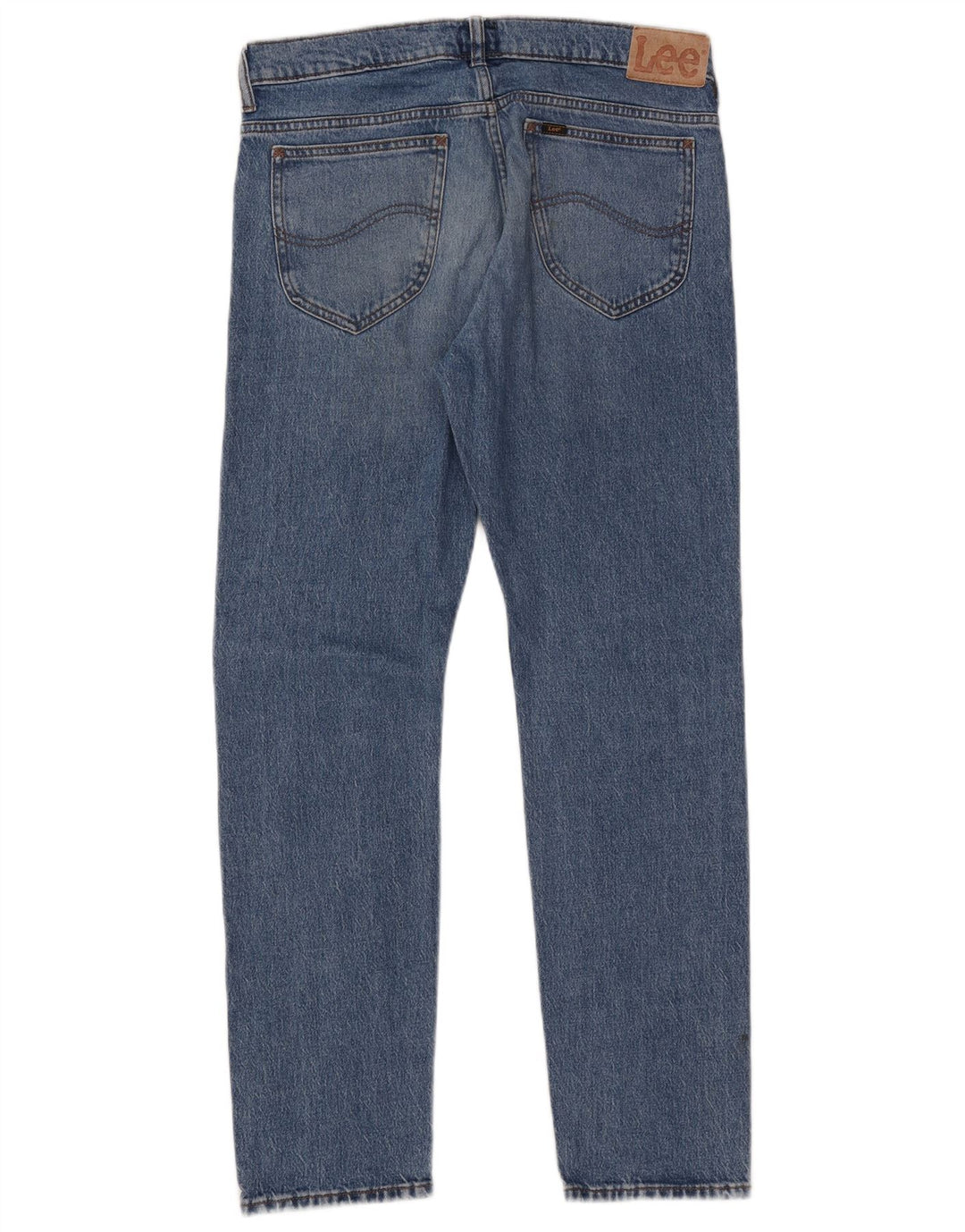 Lee Mens Rider Slim Jeans W32 L32 Azul Algodão