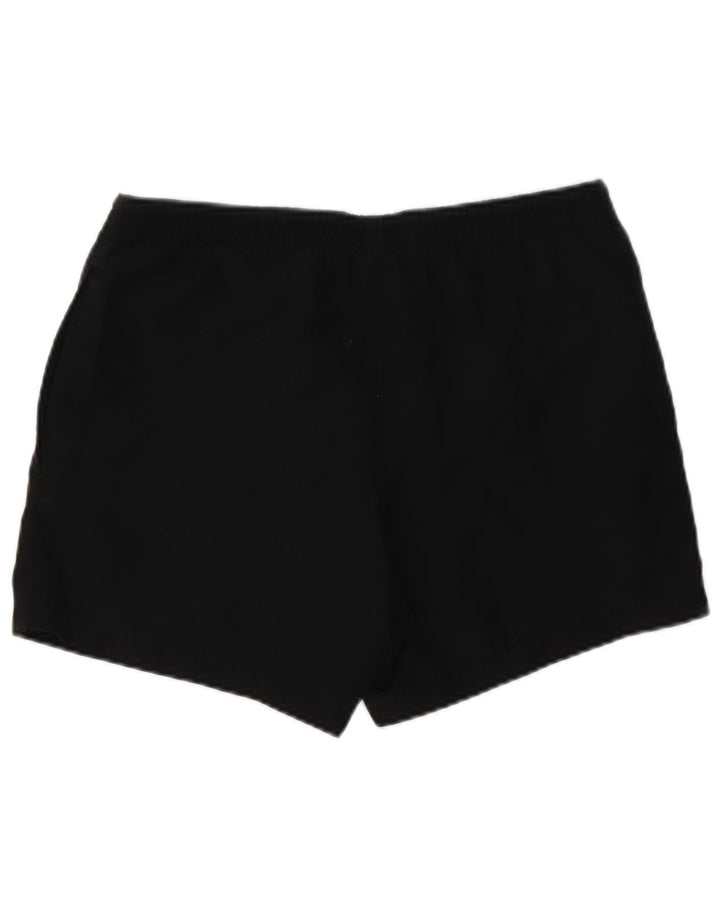 Shorts esportivos masculinos Puma pequeno poliéster preto