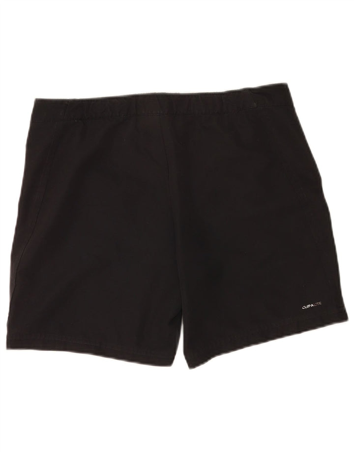 Adidas Womens Climalite Sport Shorts UK 12 Médio Preto Poliéster