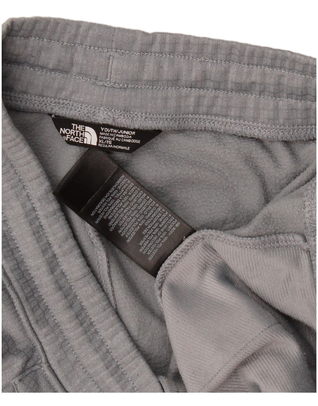 Shorts esportivos gráficos THE NORTH FACE para meninos 14-15 anos XL cinza poliéster