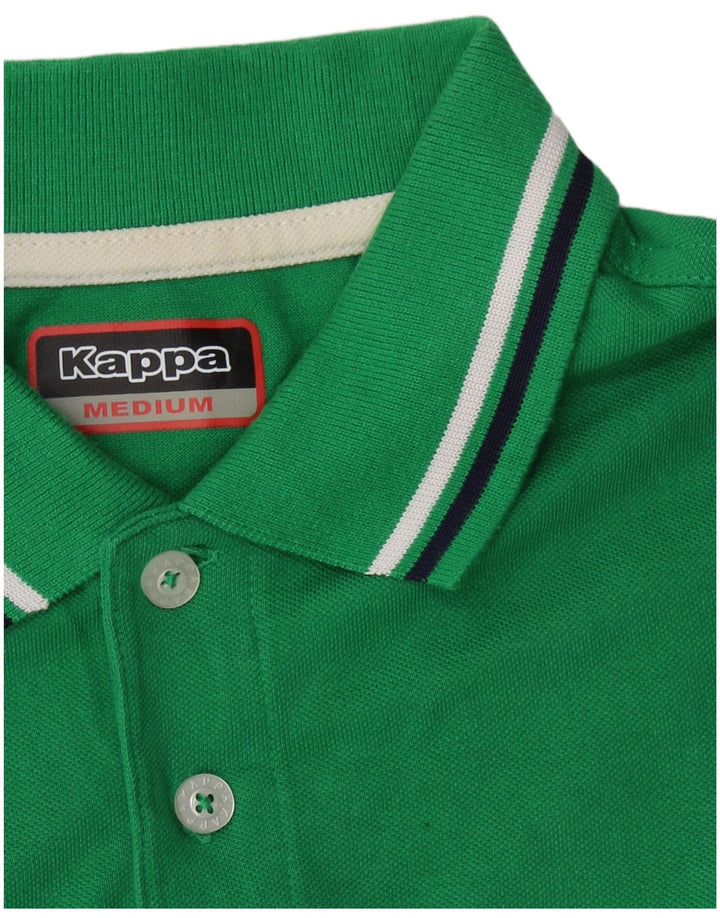 Camisa polo masculina KAPPA algodão verde médio