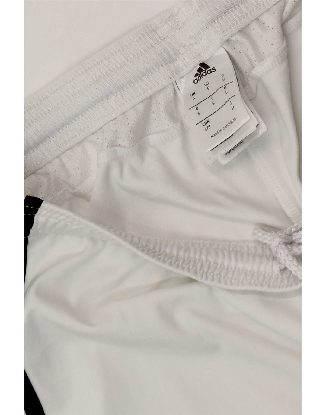 Adidas Womens Juventus Sport Shorts UK 8 Pequeno Poliéster Branco
