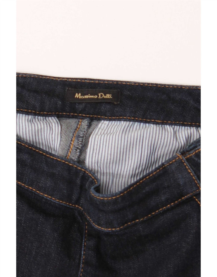 Calça jeans feminina Massimo Dutti W26 L30 azul marinho