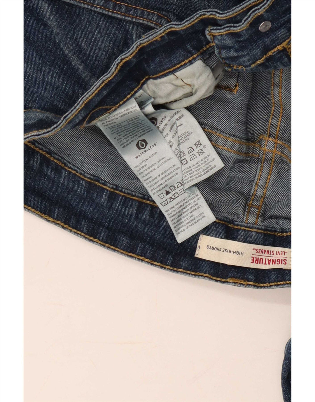 Calça jeans masculina Levi's 511 High Rise Slim W38 L32 azul algodão