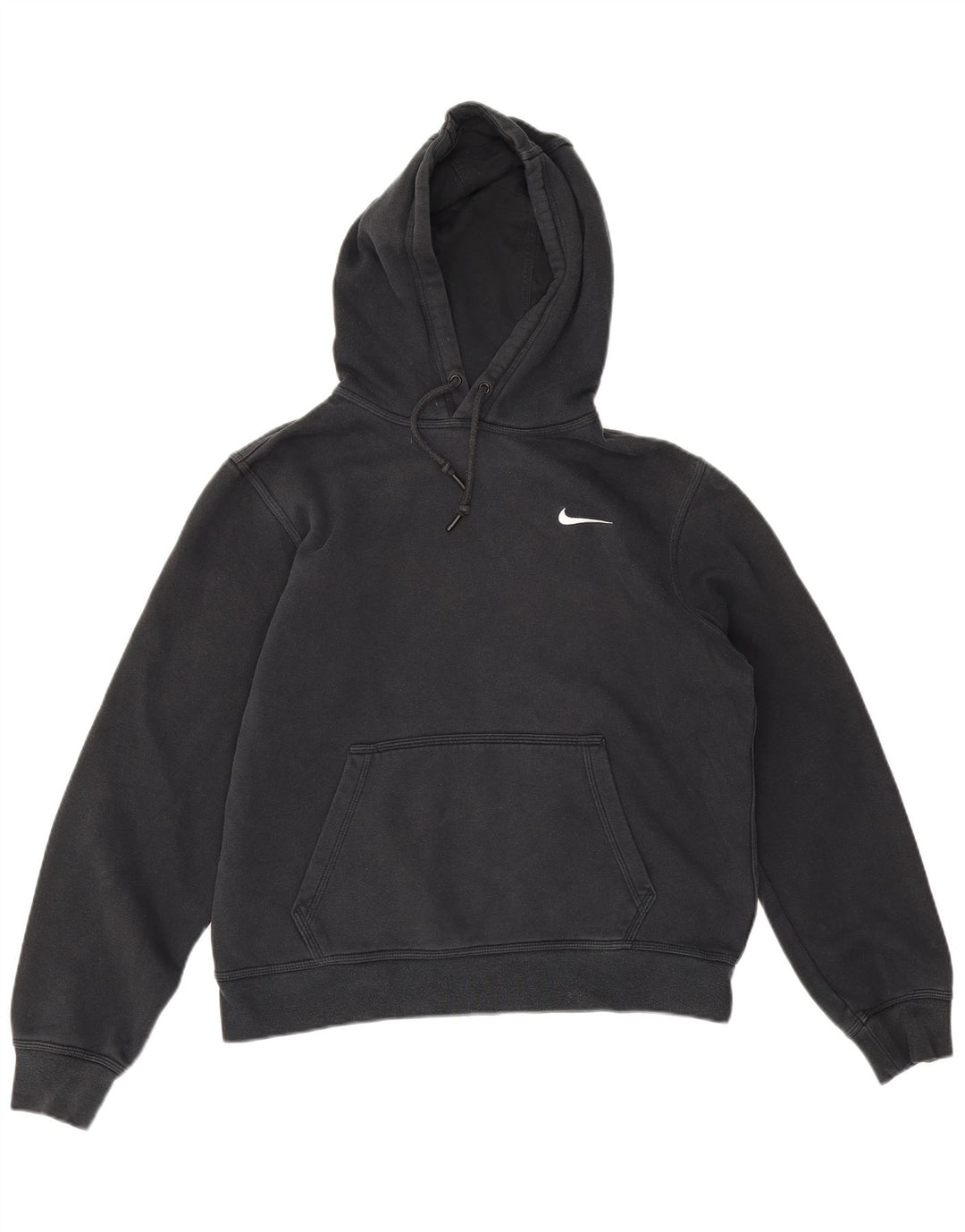 Nike Mens Hoodie Jumper Médio Algodão Preto