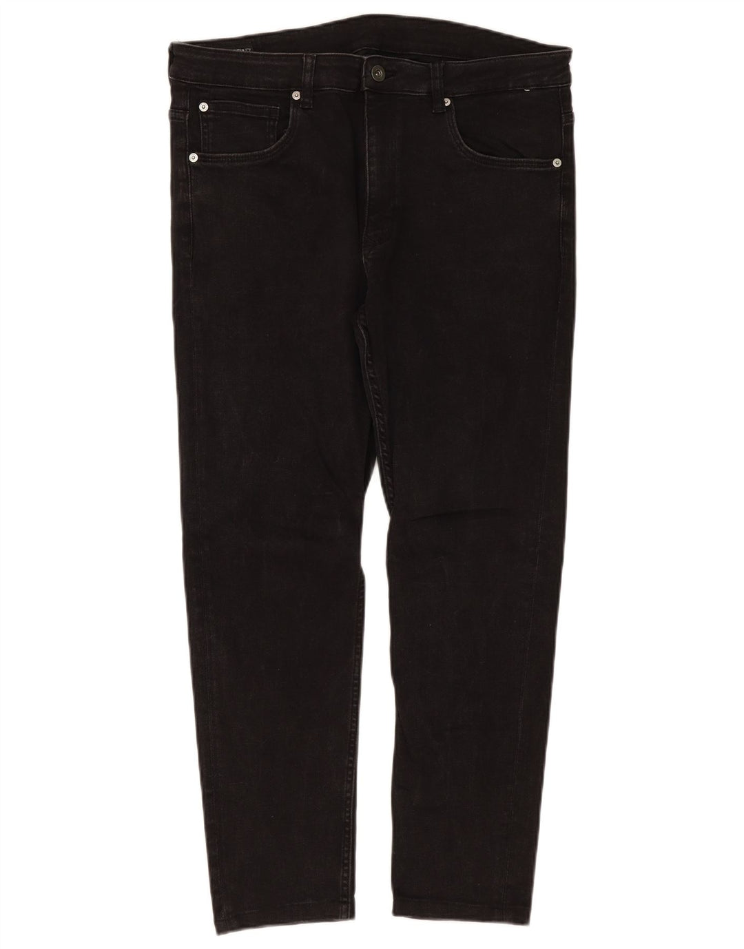 Zara Mens Slim Jeans EU 46 XL W36 L28 Preto