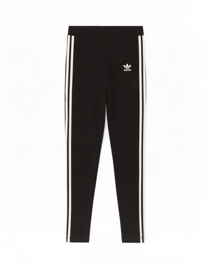 Leggings Adidas Femininas UK 8 Pequenas Algodão Preto