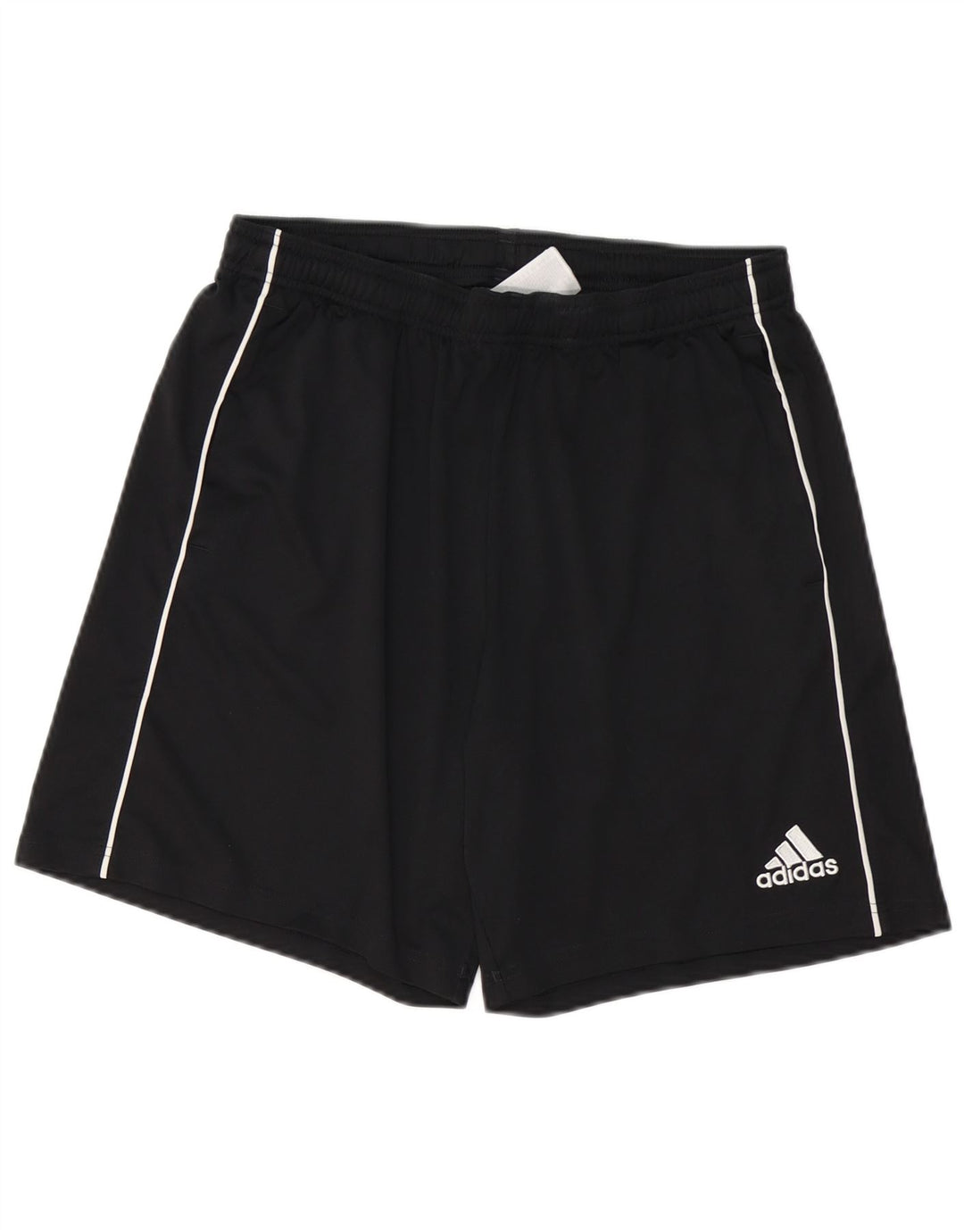 Shorts esportivos masculinos Adidas grande poliéster preto