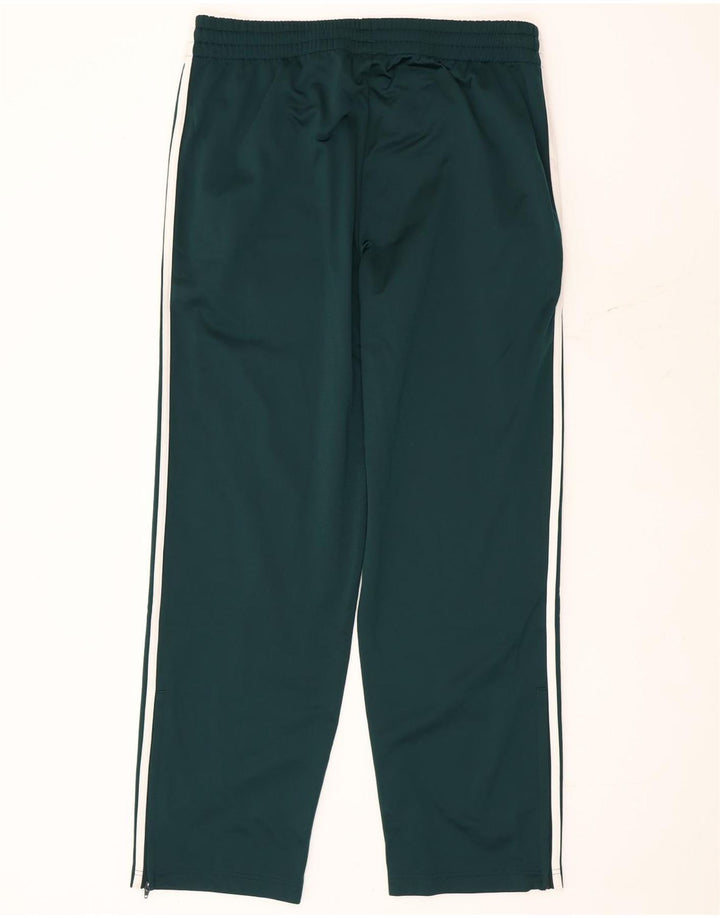 Calça de treino masculina Adidas grande poliéster verde