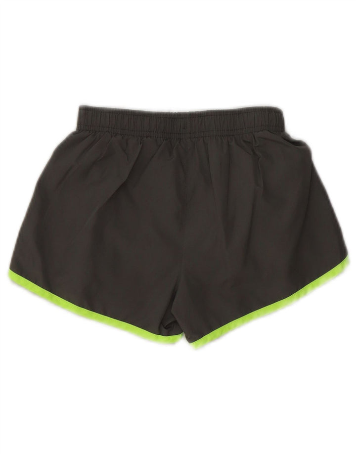 Shorts esportivos femininos Puma 6-7 anos pequeno cinza colorblock poliéster