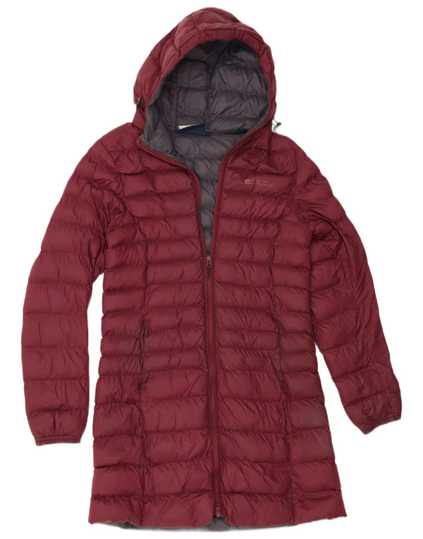Jaqueta acolchoada com capuz feminina Mountain Warehouse UK 12 médio Borgonha Nylon